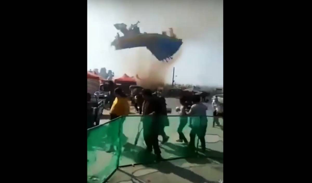 VIDEO Pijavica u Kini odnijela dvorac na napuhavanje u zrak. Umrlo dvoje djece